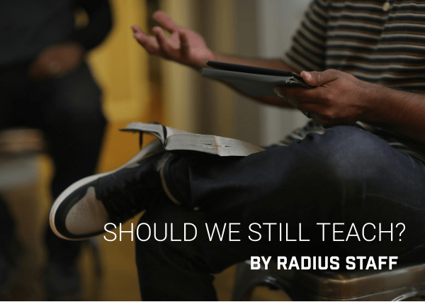 Should we still teach?